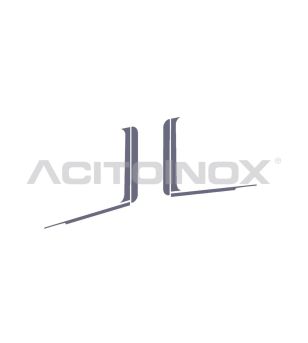 DAF XF 106 Door Lining Kit - 041DXF106 - RVS / Chrome accessoires - Verstralershop