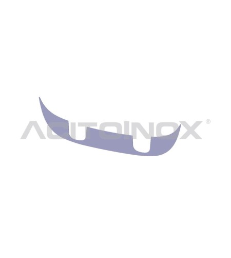 RVS Inox - Acitoinox - Profile Spatbord - Achter - Set - DAF - XF - 106 - 2013-2021