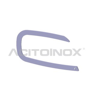 DAF XF 106 Rock-Licht-Anwendung (linke Seite) - 016DXF106 - RVS / Chrome accessoires - Verstralershop