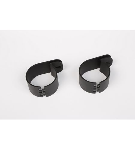 Klem RVS ø 63mm (set van 2 stuks) zwart - SPF/63/PL - Beugels & Bevestiging - Verstralershop