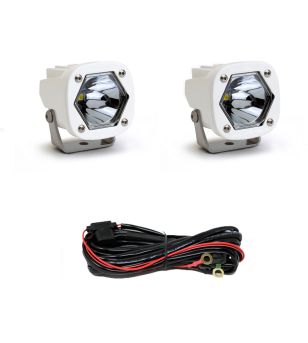 Baja Designs S1 - Wide Cornering LED White (pair) - 387805WT - Lights and Styling