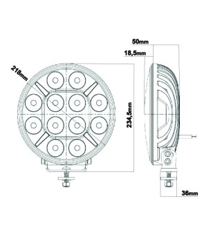 Ledson Pollux9+ Strobe med positionsljus - 33491234