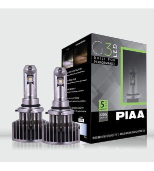 PIAA HB3 9005 G3 LED Bulb (6200K 12/24V 23W bulb set) - 26-17495 - Lights and Styling