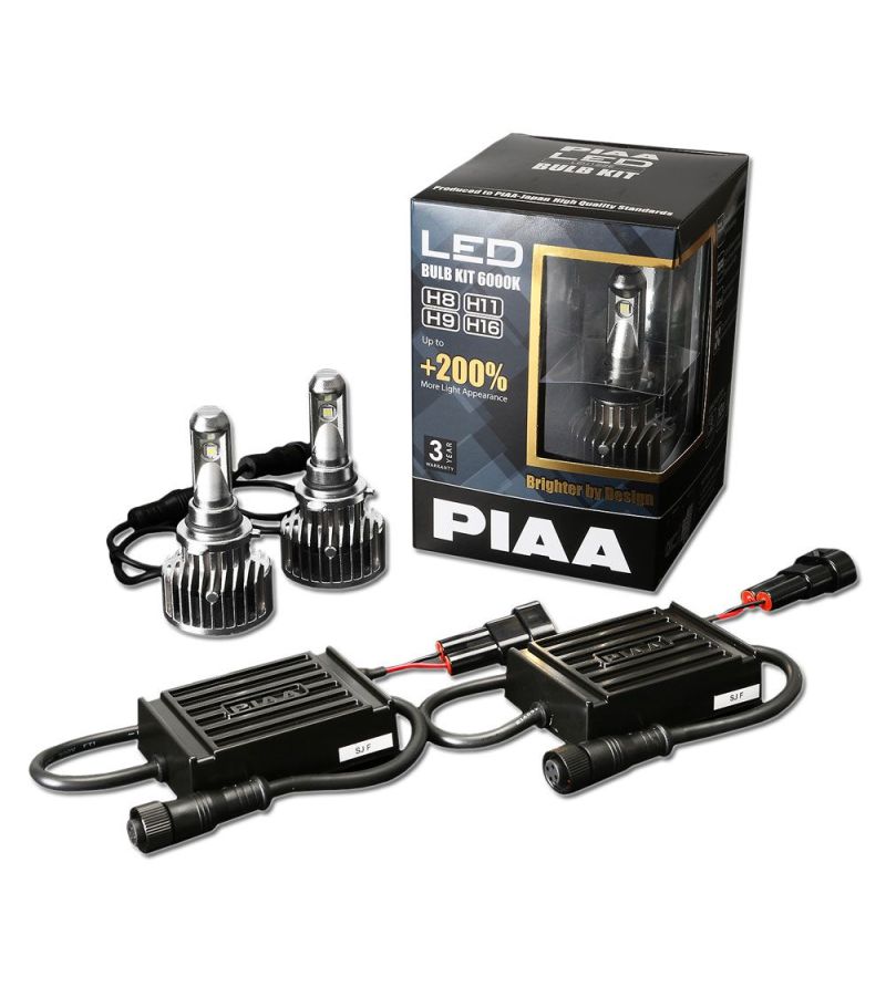 PIAA H11/H16 LED Bulbs set LEH122E Lights and Styling
