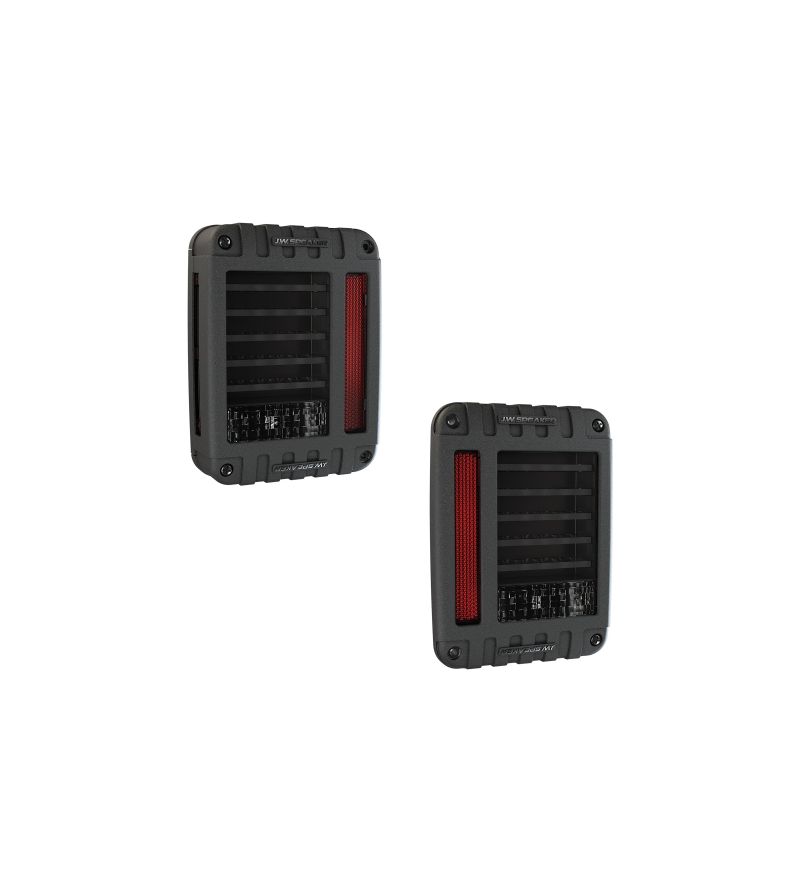 Rückleuchte - JW Speaker - Model 279 J - Smoke - Rück - Brems - Blink - Rückfahr - 12V-24V - Satz - Jeep - Wrangler JK - JK - 2007-2018