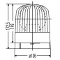 Varningsljus - Hella - Junior M - Magnetisk - 24V Varningsljus - Hella - Junior M - Magnetisk - 24V