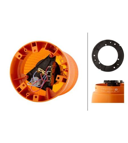 Beacon - Hella - KL 7000 - Surface mounted/Screwed - 12V