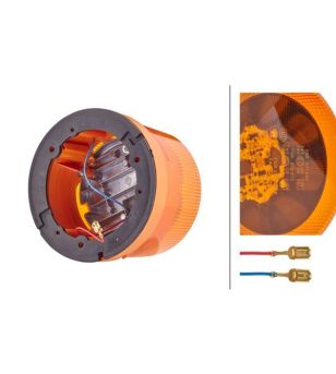 Varningsljus - Hella - KL 7000 - Ytmonterade/skruvade - 12V-24V