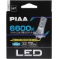 LED-lampa - PIAA - Led-strålkastarlampor - H7 - Integrerad styrenhet - 6600K - 12V - Set
