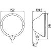 Hella Rallye 3003 Chrome Blank LED - 1F8 009 797-431 - Verlichting - Verstralershop