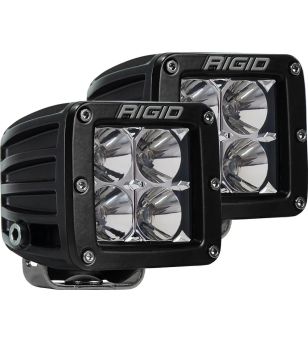 Rigid D-Series 3" LED Hybrid pair clear - 202113 - Lights and Styling