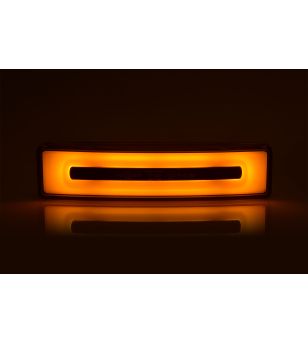 Taklampa - WAS - W190 N - Neon - 18cm - Mjölkvit - Bärnsten - 12V-24V -