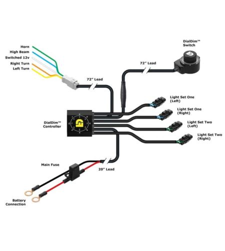 Controller - Denali - DialDim - Ljusstyrning