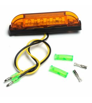 Amber Fender Flare Side Marker Light Lamps for Jeep Wrangler TJ JK - 100100
