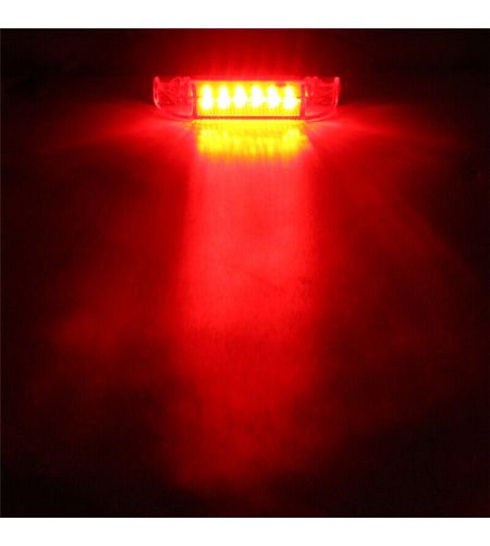 Marker Light - L&S - 3.9" - 10cm - Red - 12V-24V