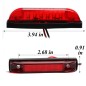 Markeringsljus - L&S - 3.9" - 10cm - Röd - 12V-24V Markeringsljus - L&S - 3.9" - 10cm - Röd - 12V-24V