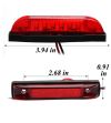 Rot Fender Flare Side Marker Light Lamps for Jeep Wrangler TJ JK - 100200