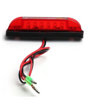 Red Fender Flare Side Marker Light Lamps for Jeep Wrangler TJ JK - 100200