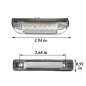 Markeringslicht - L&S - 3.9" - 10cm - Helder - Wit - 12V-24V Markeringslicht - L&S - 3.9" - 10cm - Helder - Wit - 12V-24V