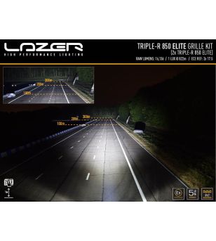 Ford Ranger 2023+ Raptor Lazer LED Grille Kit - GK-RAP-02K