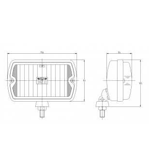 SIM 3211 Blank krom - 3211-50000 - Lights and Styling