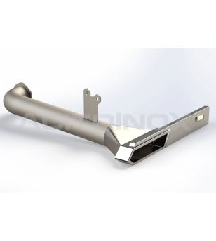 Inox Delar - Acitoinox - Avgaser - Ram och anslutning - DAF - XG - 2021+