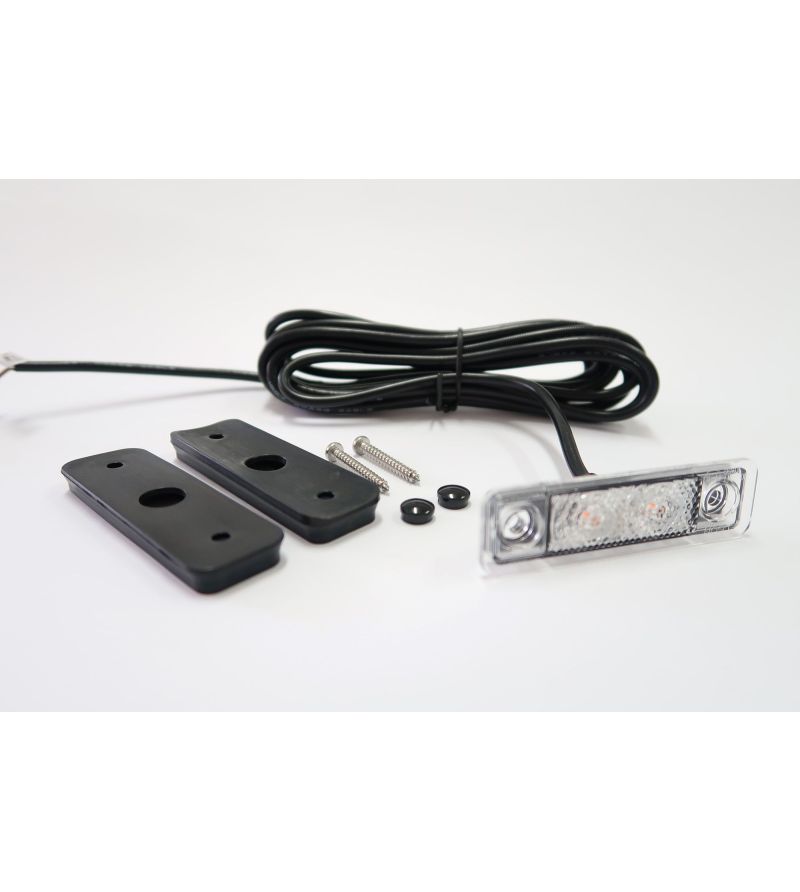 Markeringslicht - Ledson - Astral - 3.1" - 7.9cm - Helder - Amber - 12V-24V Markeringslicht - Ledson - Astral - 3.1" - 7.9cm - Helder - Amber - 12V-24V