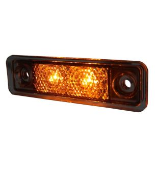 Ledson sidemarker amber/smoke lens - 360373 - Lights and Styling