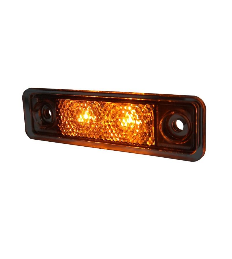 Ledson zijmarkeringslamp amber/smoke lens - 360373 Ledson zijmarkeringslamp amber/smoke lens - 360373