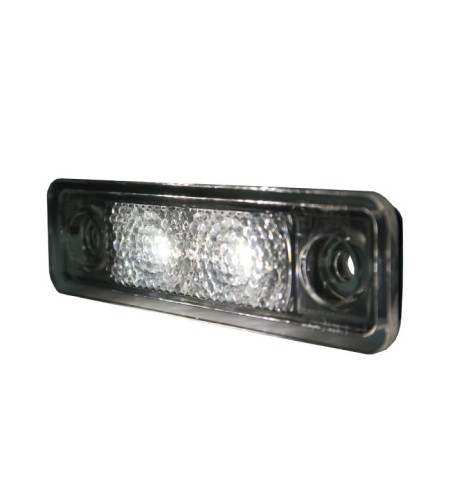Ledson sidomarkeringslampa Xenon vit/rök lins - 360371