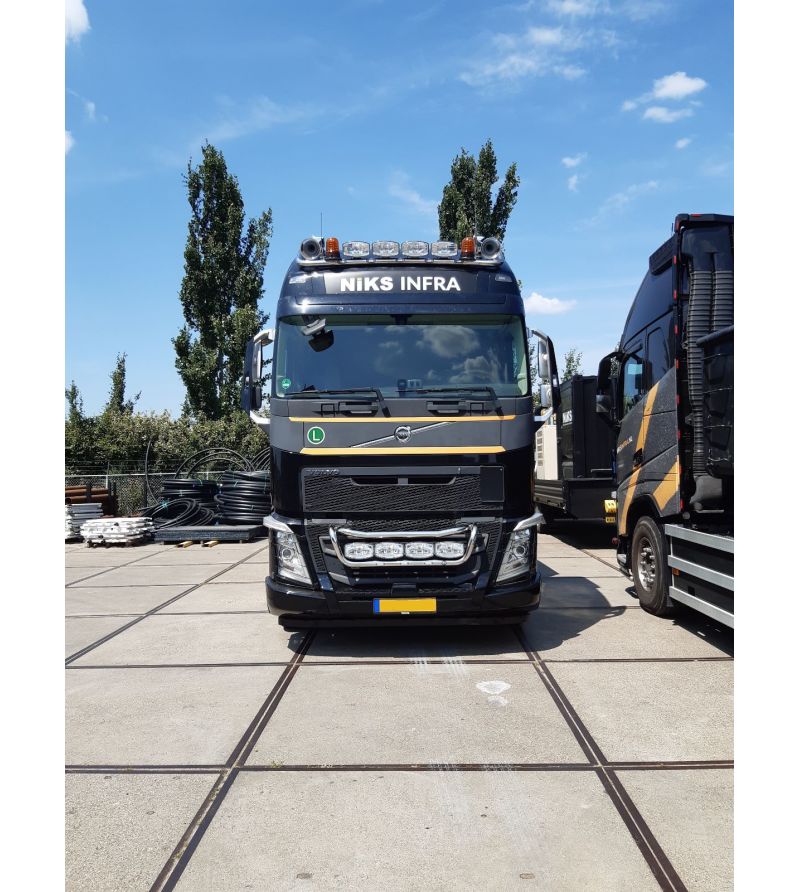 VOLVO FH 13+ FRONT LAMP HOLDER with LEDs TAILOR - 868661 - Bullbar / Lightbar / Bumperbar - Verstralershop