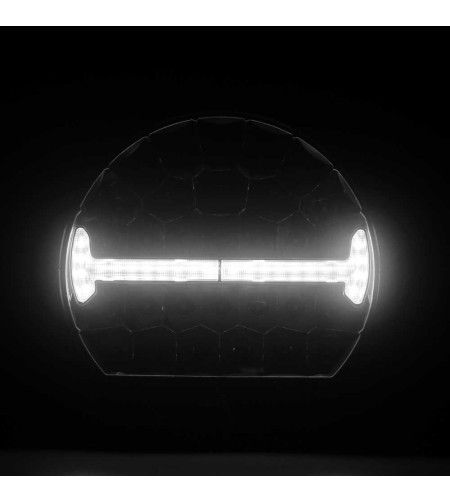 Driving light - Boreman - Accelerator - 8.8" - 22.3cm - Position light White/Amber - 1 flash pattern - Driving