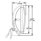 Driving light - KC Hilites - Apollo Pro - 5.9" - 15cm - Spot