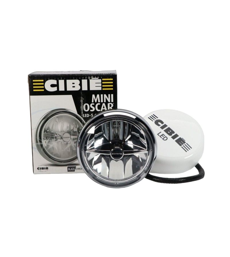 Cibie Mini Oscar LED Black & Chrome - 45301 - Lights and Styling