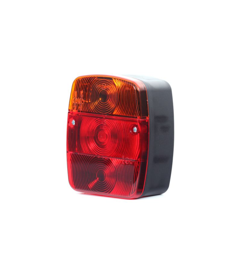 Bakljus - WAS - W18 U - 4" - 10.1cm - Klar - Bak - Broms - Blink - Nummerskylt - 12V-24V Bakljus - WAS - W18 U - 4" - 10.1cm - Klar - Bak - Broms - Blink - Nummerskylt - 12V-24V