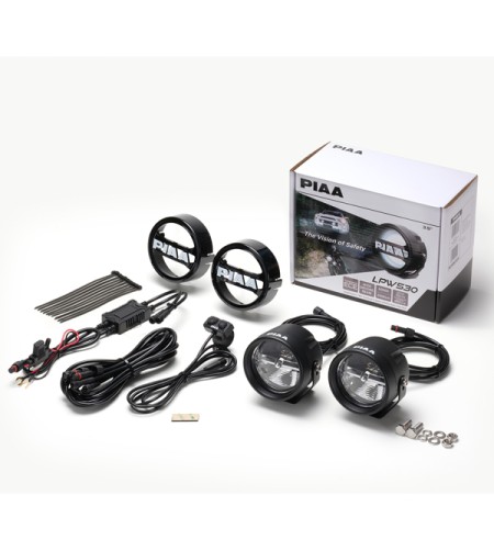 Verstraler - PIAA - LPW 530 - 4" - 10.1cm - Wit/Geel - Driving Mist Combo - Set