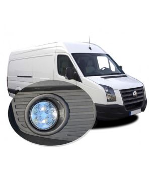 LED varselljus (DRL) VW Crafter 2007-2016 varselljusset svart - LV015