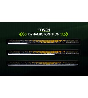 LEDSON Orbix+ LED bar 21" 90W vit/orange positionsljus