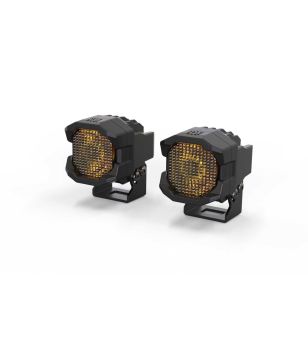 Morimoto 1Banger LED Pods: HXB Flood Amber - BAF093 - Lights and Styling