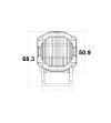 Morimoto 1Banger LED Pods: HXB Spot Amber - BAF095 - Lights and Styling