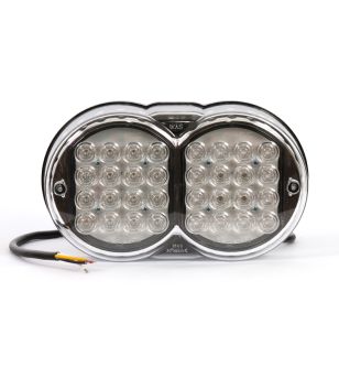 Bakljus - WAS - W41 - 8.2" - 20.8cm - Klar - Bak - Broms - Blink - 12V-24V