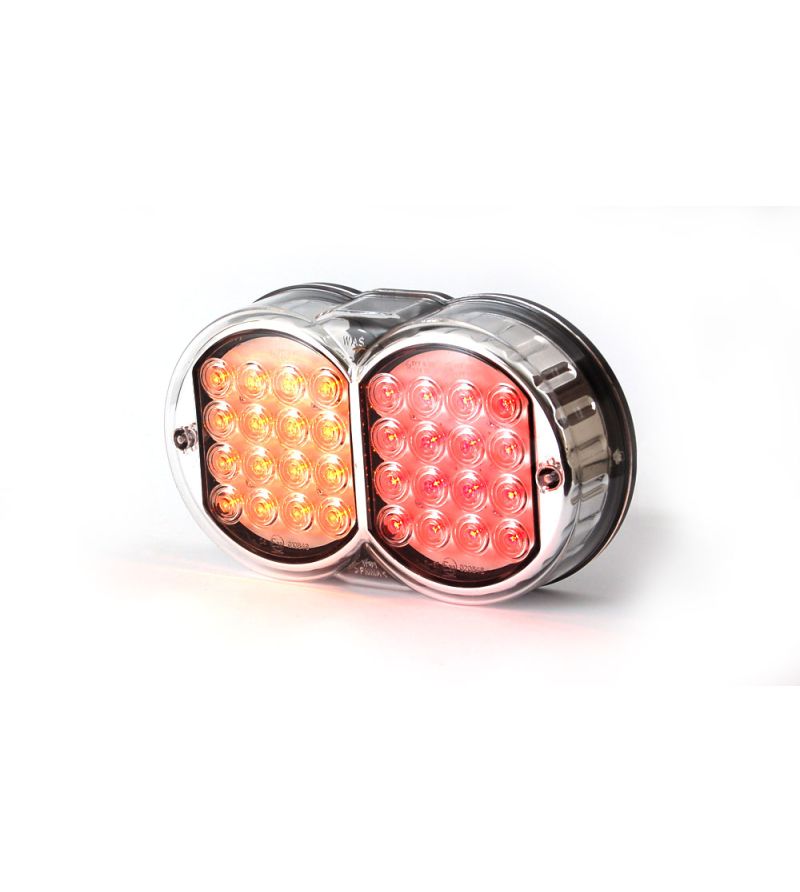 Tail light - WAS - W41 - 8.2" - 20.8cm - Clear - Tail - Brake - Ind - 12V-24V Tail light - WAS - W41 - 8.2" - 20.8cm - Clear - Tail - Brake - Ind - 12V-24V