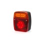 Tail light - WAS - W18 UD - 4" - 10.1cm - Clear - LED - Tail - Brake - Ind - Plate - 12V-24V