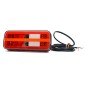 Rückleuchte - WAS - W187 DD - 7.9" - 20cm - Klar - LED - Dynamisches Blinklicht - Rück - Brems - Blink - Rückfahr - Nebel - Reflektor - 12V-24V - Rückleuchte - WAS - W187 DD - 7.9" - 20cm - Klar - LED - Dynamisches Blinklicht - Rück - Brems - Blink - Rückfahr - Nebel - Reflektor - 12V-24V -