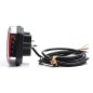 Tail light - WAS - W150 DD - 9.3" - 23.6cm - Clear - LED - Dynamic indicator - Tail - Brake - Ind - Rev - Fog - Plate - 12V-24V Tail light - WAS - W150 DD - 9.3" - 23.6cm - Clear - LED - Dynamic indicator - Tail - Brake - Ind - Rev - Fog - Plate - 12V-24V