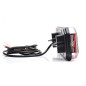 Tail light - WAS - W150 DD - 9.3" - 23.6cm - Clear - LED - Dynamic indicator - Tail - Brake - Ind - Rev - Fog - Plate - 12V-24V Tail light - WAS - W150 DD - 9.3" - 23.6cm - Clear - LED - Dynamic indicator - Tail - Brake - Ind - Rev - Fog - Plate - 12V-24V