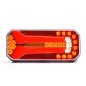 Tail light - WAS - W150 DD - 9.3" - 23.6cm - Clear - LED - Dynamic indicator - Tail - Brake - Ind - Rev - Fog - Plate - 12V-24V Tail light - WAS - W150 DD - 9.3" - 23.6cm - Clear - LED - Dynamic indicator - Tail - Brake - Ind - Rev - Fog - Plate - 12V-24V