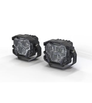 Morimoto 4Banger LED Pods: NCS Flood - BAF127.2 - Lights and Styling