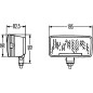 Verstraler - Hella - Comet 550 - 7.7" - 19.5cm - Geel - Driving Verstraler - Hella - Comet 550 - 7.7" - 19.5cm - Geel - Driving