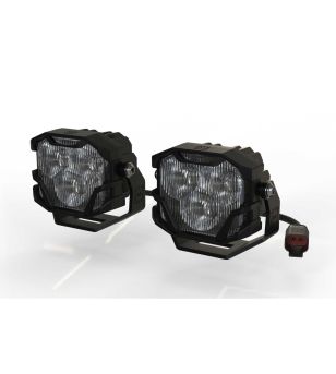 Morimoto 4Banger LED Pods: HXB Wide - BAF011 - Lights and Styling